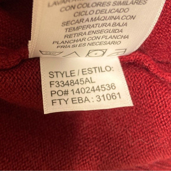 Sag Harbor Oxblood Warm Sweater Size 1X New With Tag! - Picture 8 of 14